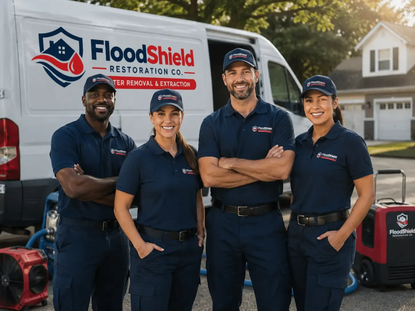 Flood Damage Restoration company in Fredericksburg, IA